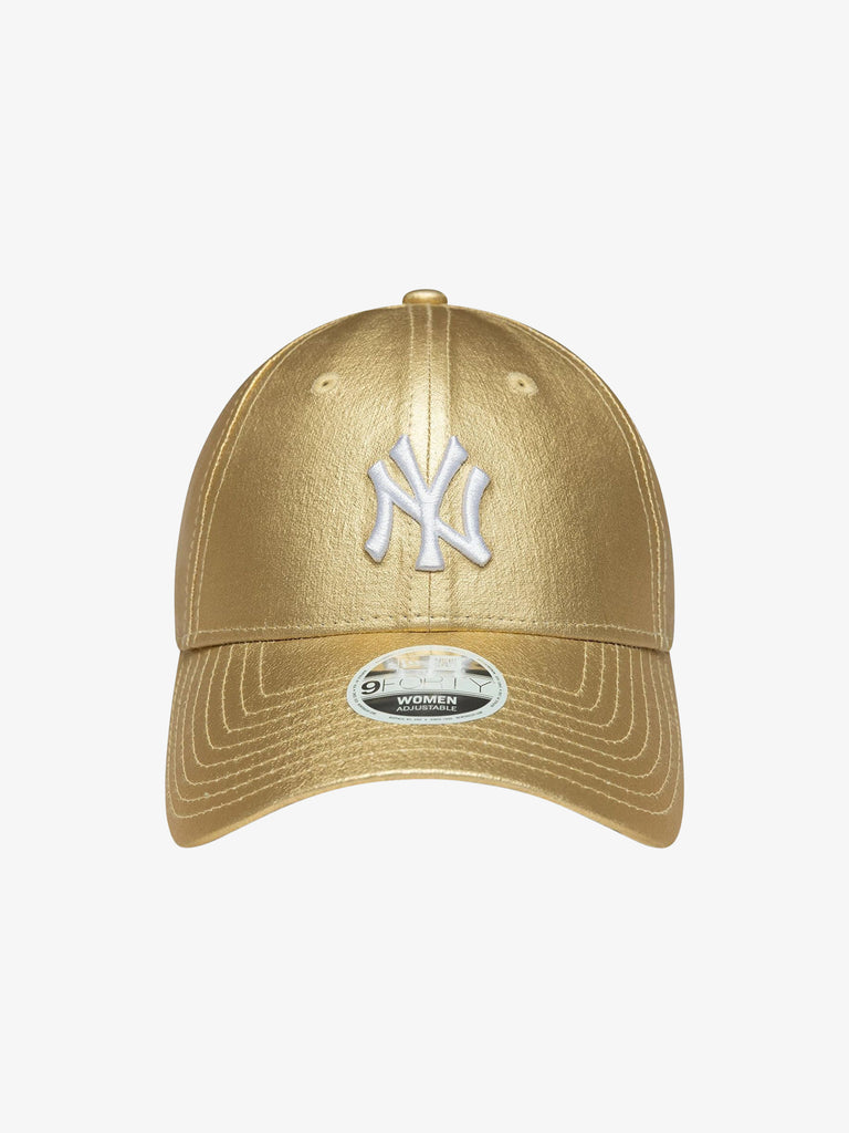 NEW ERA cappello donna 9forty new york yankees mlb metallic oro