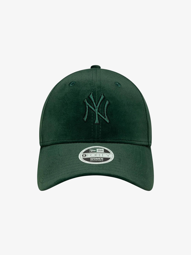 NEW ERA cappello donna 9forty new york yankees mlb velluto verde
