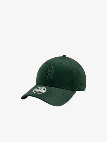 NEW ERA cappello donna 9forty new york yankees mlb velluto verde