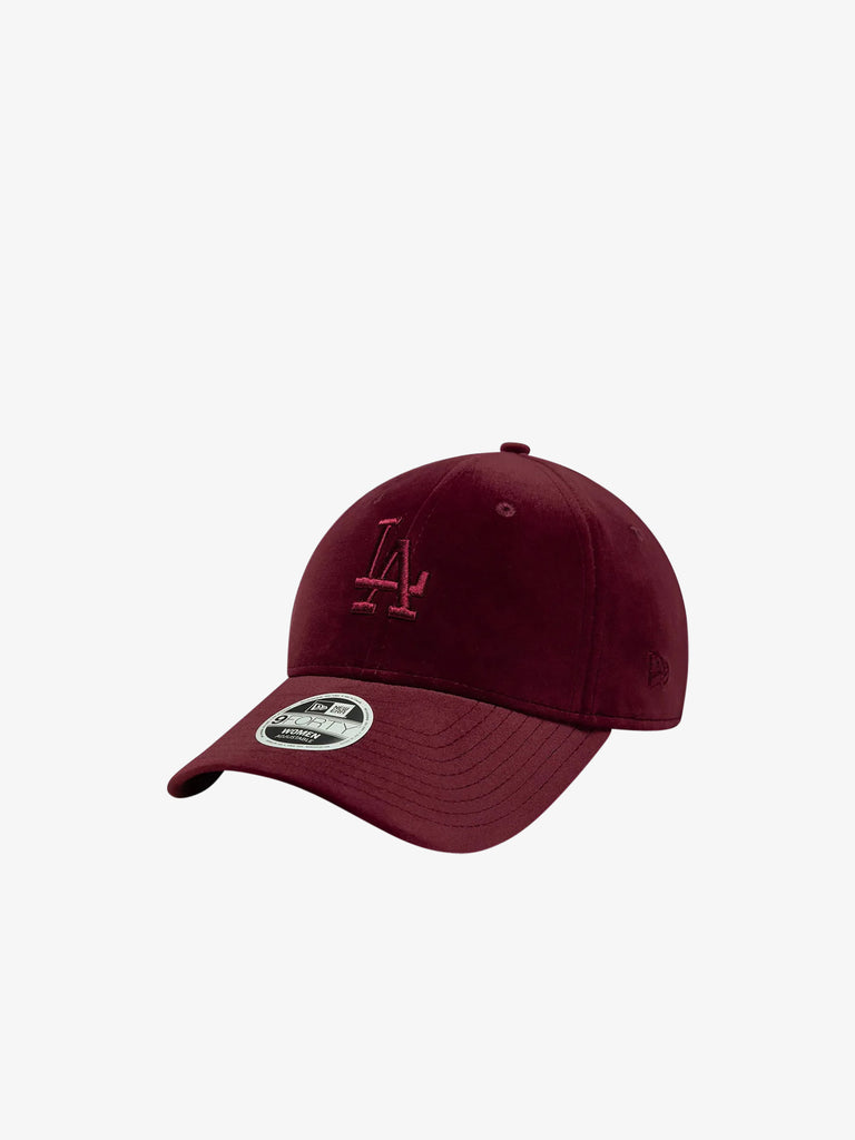 NEW ERA cappello donna 9forty la dodgers mlb velluto rosso