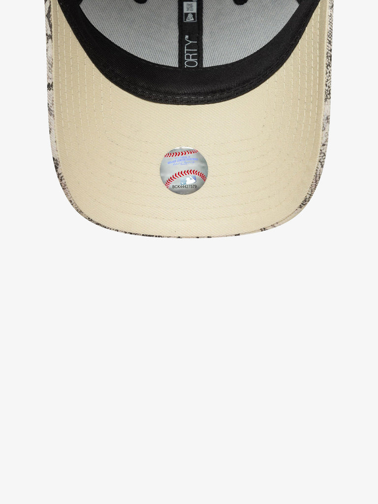 NEW ERA cappello donna 9forty new york yankees mlb snake cotone grigio