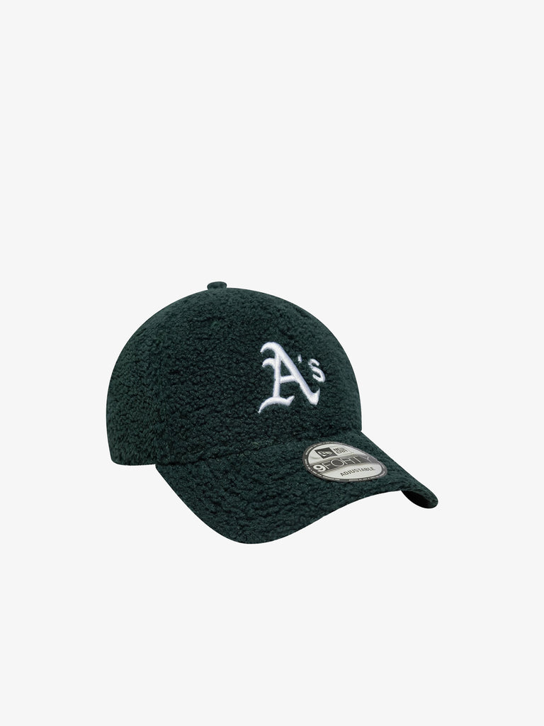 NEW ERA cappello unisex 9forty oakland athletics mlb winter borg verde