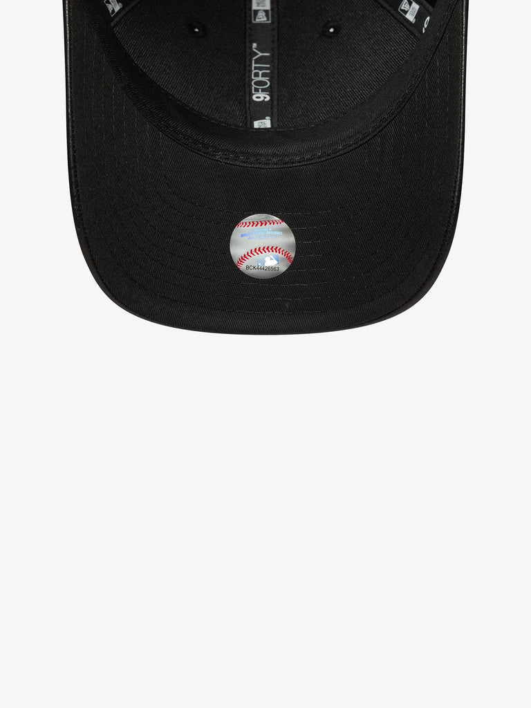 NEW ERA cappello 9forty m-crown new york yankees mlb eco-pelle nero