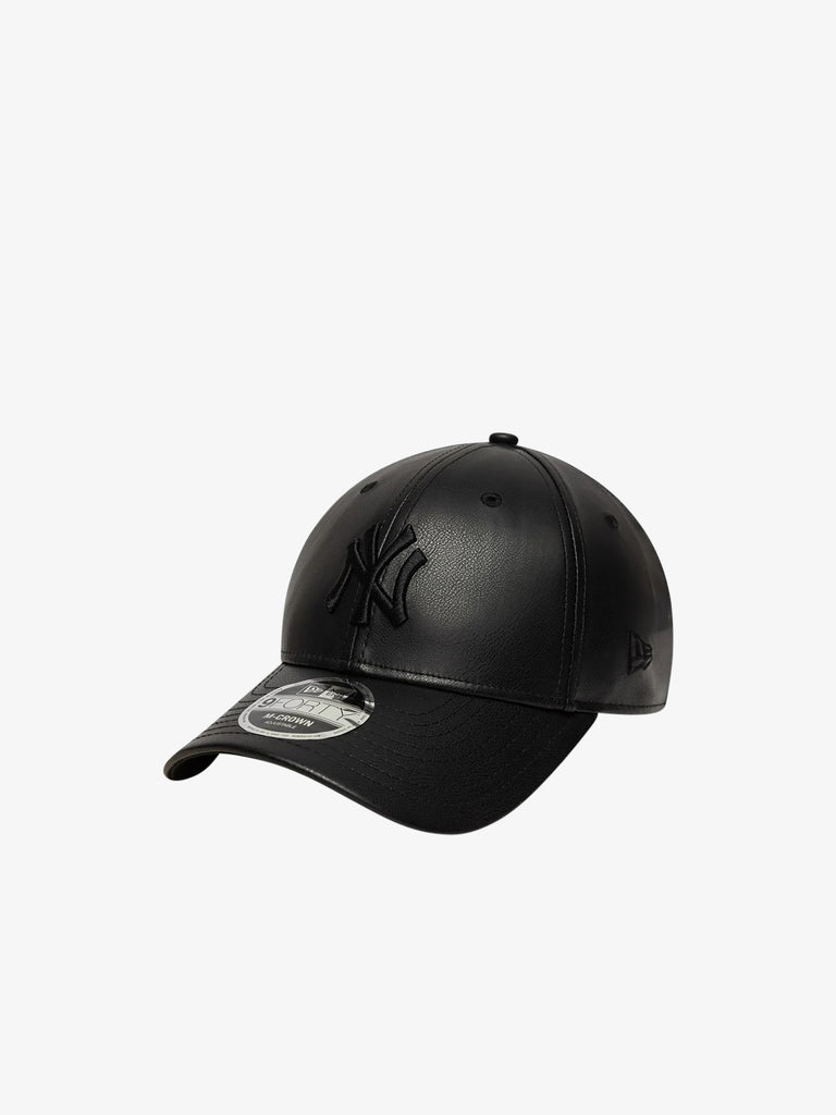 NEW ERA cappello 9forty m-crown new york yankees mlb eco-pelle nero