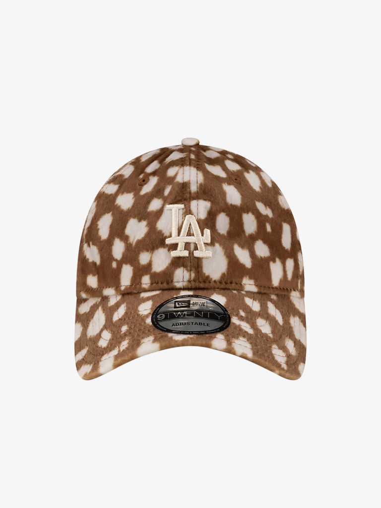 NEW ERA cappello 9twenty los angeles dodgers animal print beige