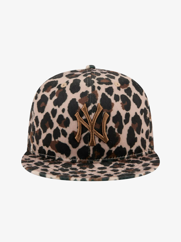 NEW ERA cappello 59fifty new york yankees mlb leopard nero