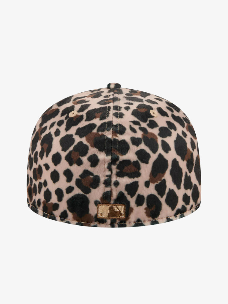 NEW ERA cappello 59fifty new york yankees mlb leopard nero