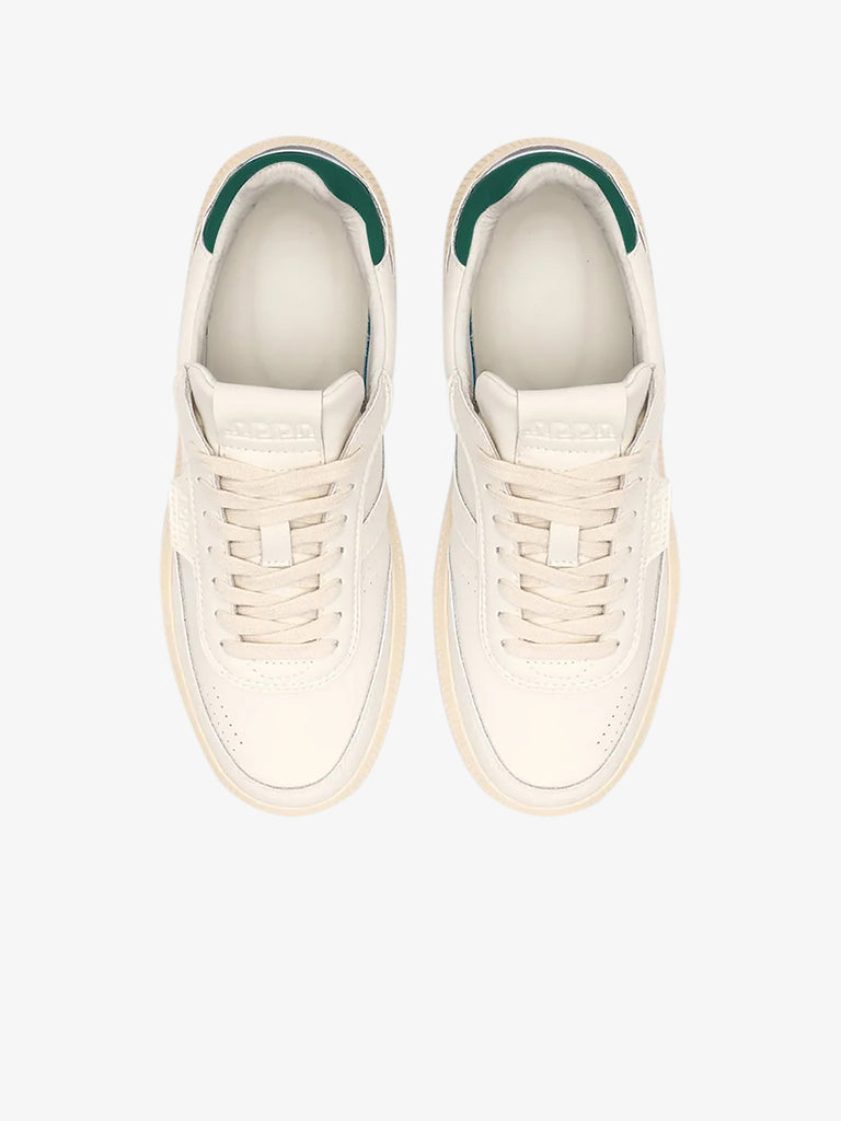 NPPN sneakers uomo ls pelle bianco