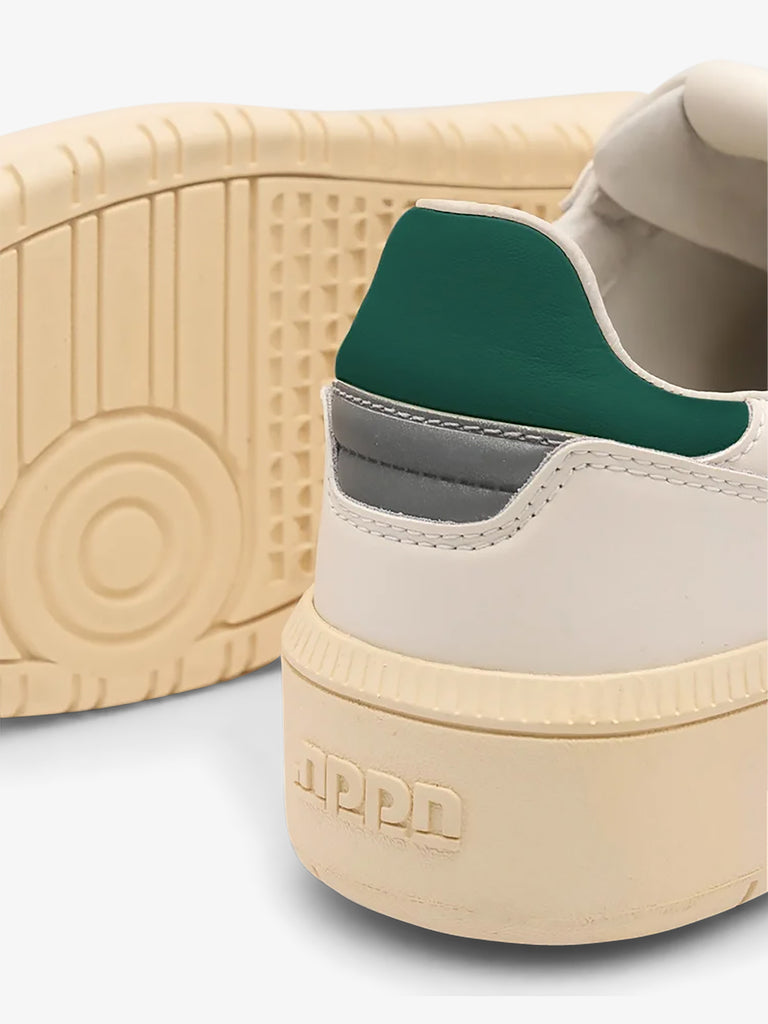 NPPN sneakers uomo ls pelle bianco