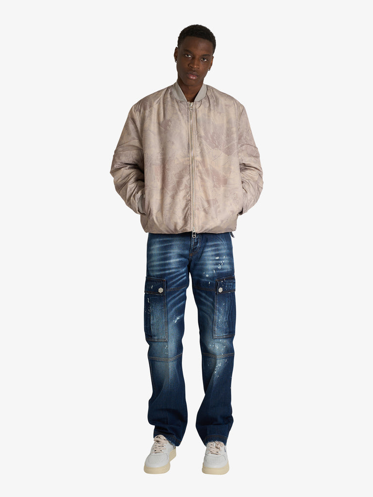 OAMC PEACEMAKER bomber minimal uomo beige nylon