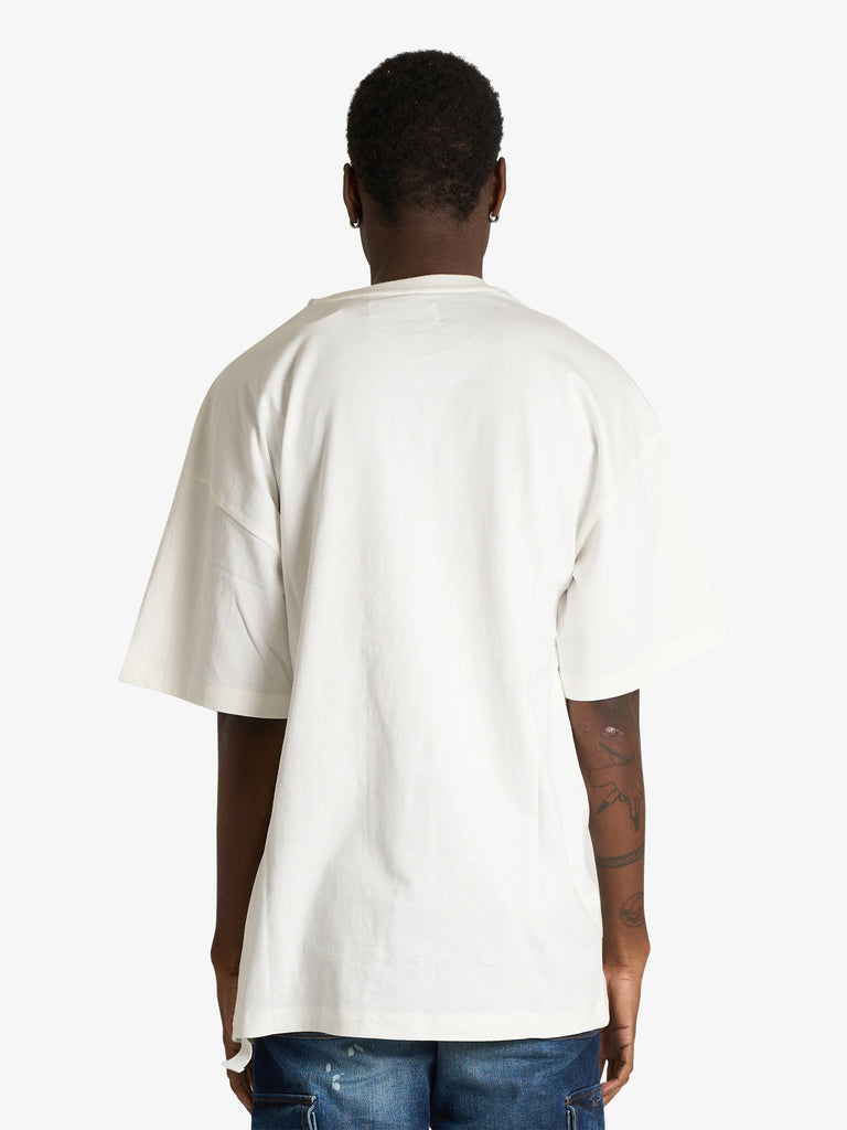 OAMC PEACEMAKER t-shirt landart 03 print uomo bianco cotone