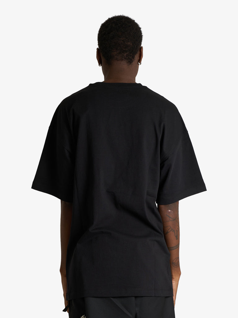 OAMC PEACEMAKER t-shirt carabinier print uomo nero cotone