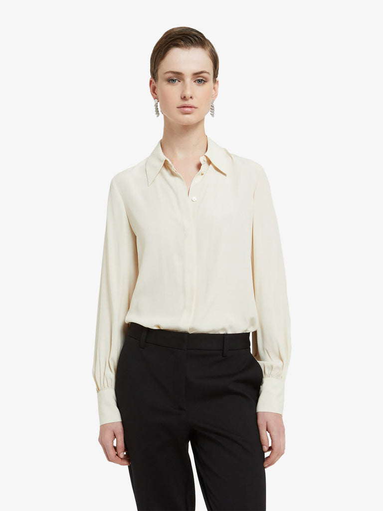 OTTOD'AME camicia fluisa donna panna