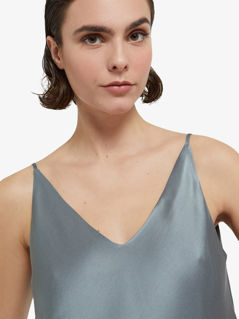 OTTOD'AME top fluido donna grigio viscosa
