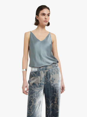 OTTOD'AME top fluido donna grigio viscosa