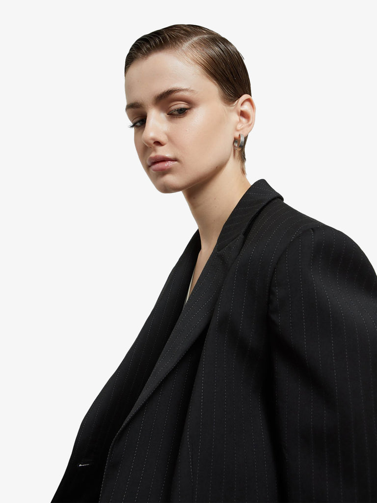 OTTOD'AME blazer giacca 1 bottone donna nero