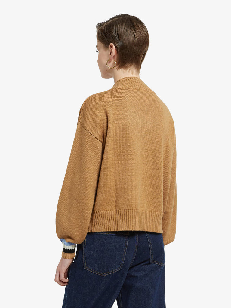 OTTOD'AME cardigan con bottoni donna marrone