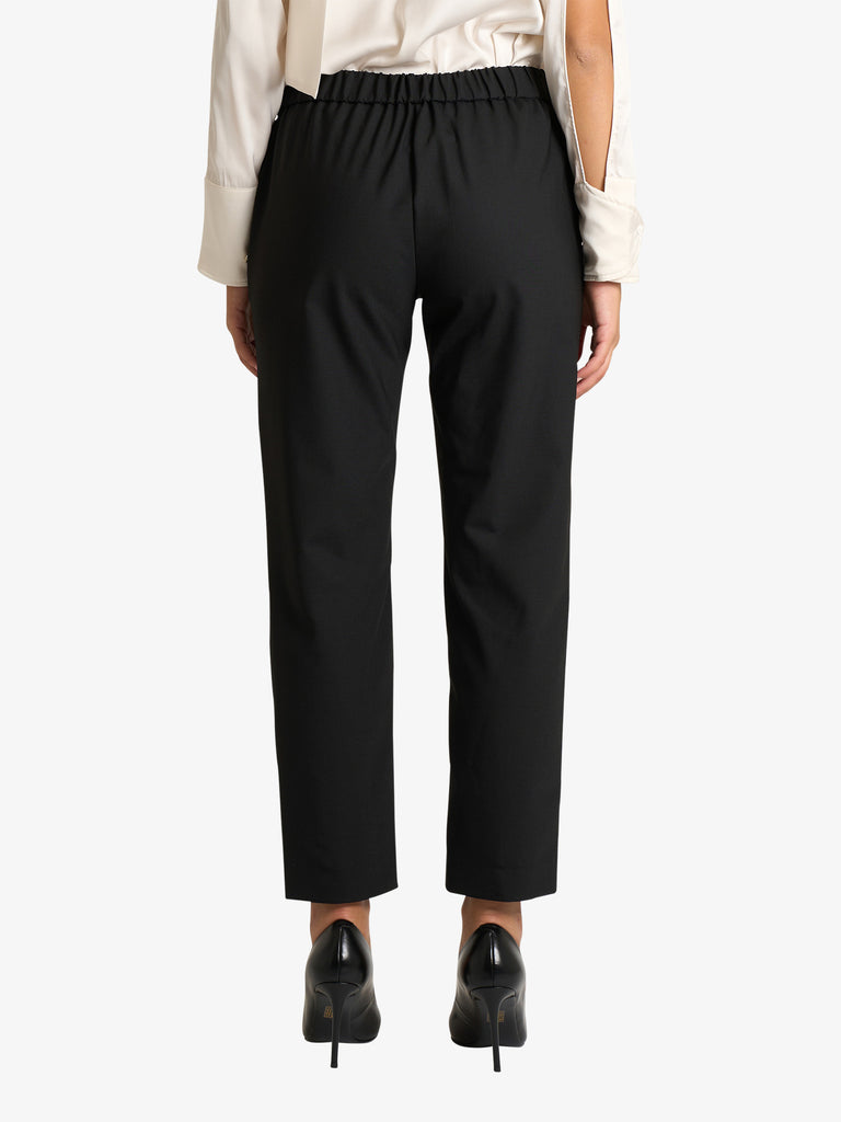 OTTOD'AME pantalone carrot donna nero