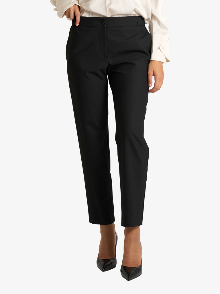 OTTOD'AME pantalone carrot donna nero