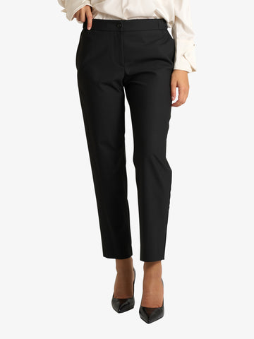 OTTOD'AME pantalone carrot donna nero