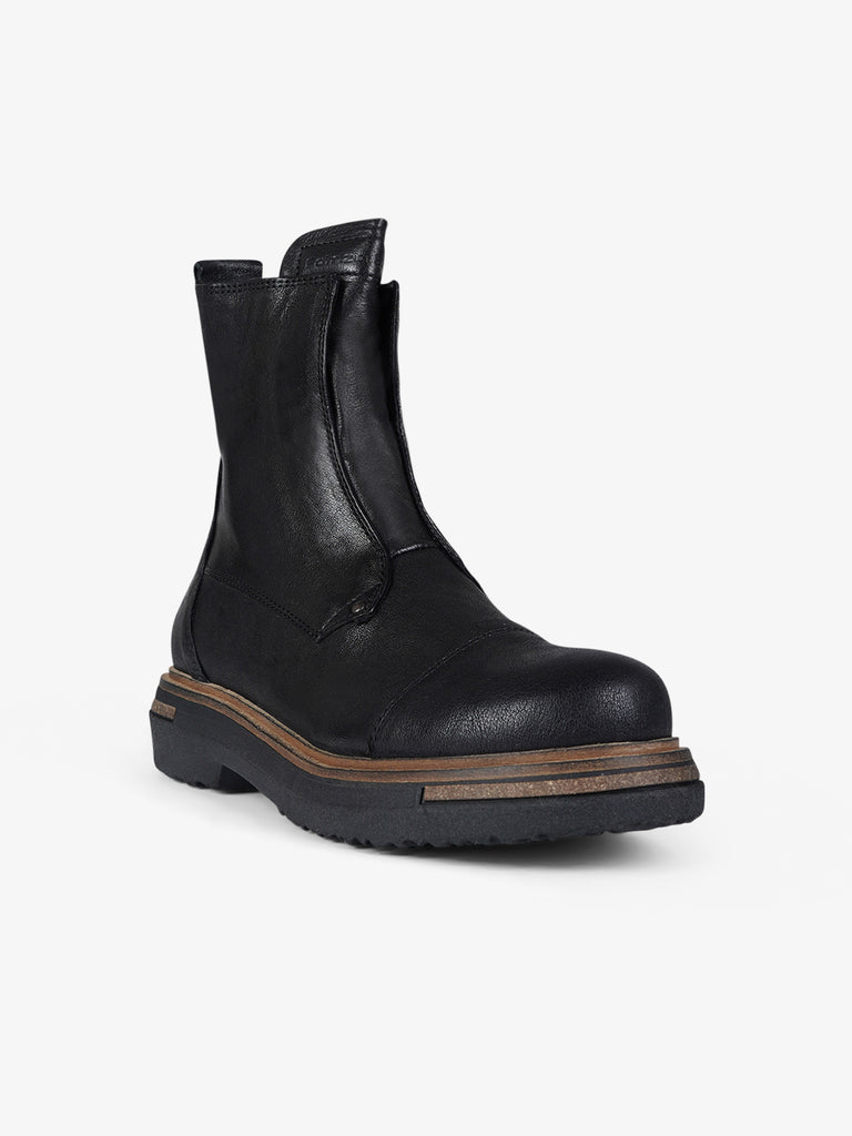 PATRIZIA BONFANTI tronchetti donna emi pelle nero