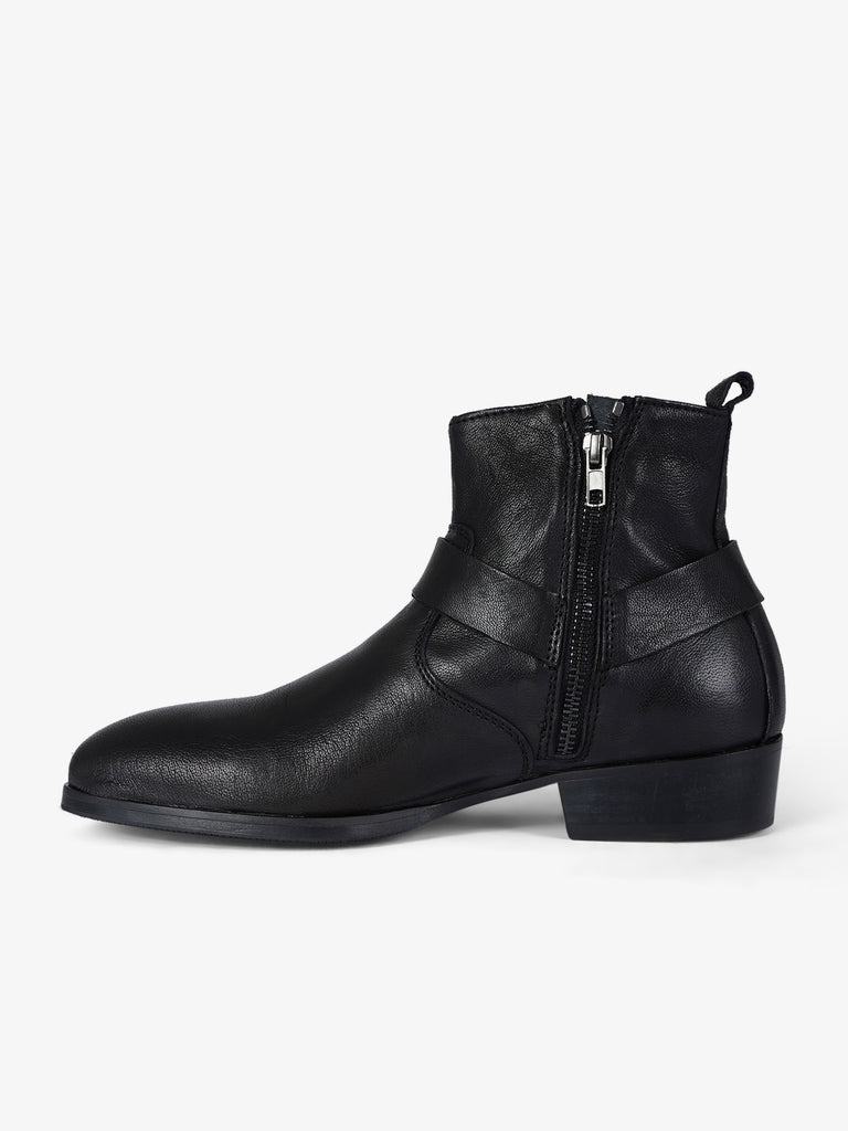 PAWELK'S stivaletti uomo 19710 pelle nero
