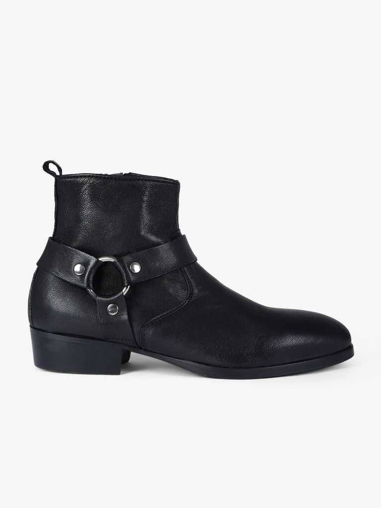 PAWELK'S stivaletti uomo 19710 pelle nero