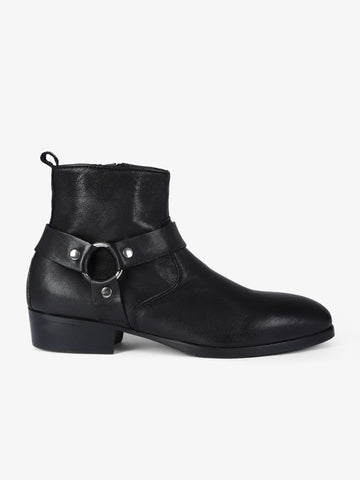 PAWELK'S stivaletti uomo 19710 pelle nero