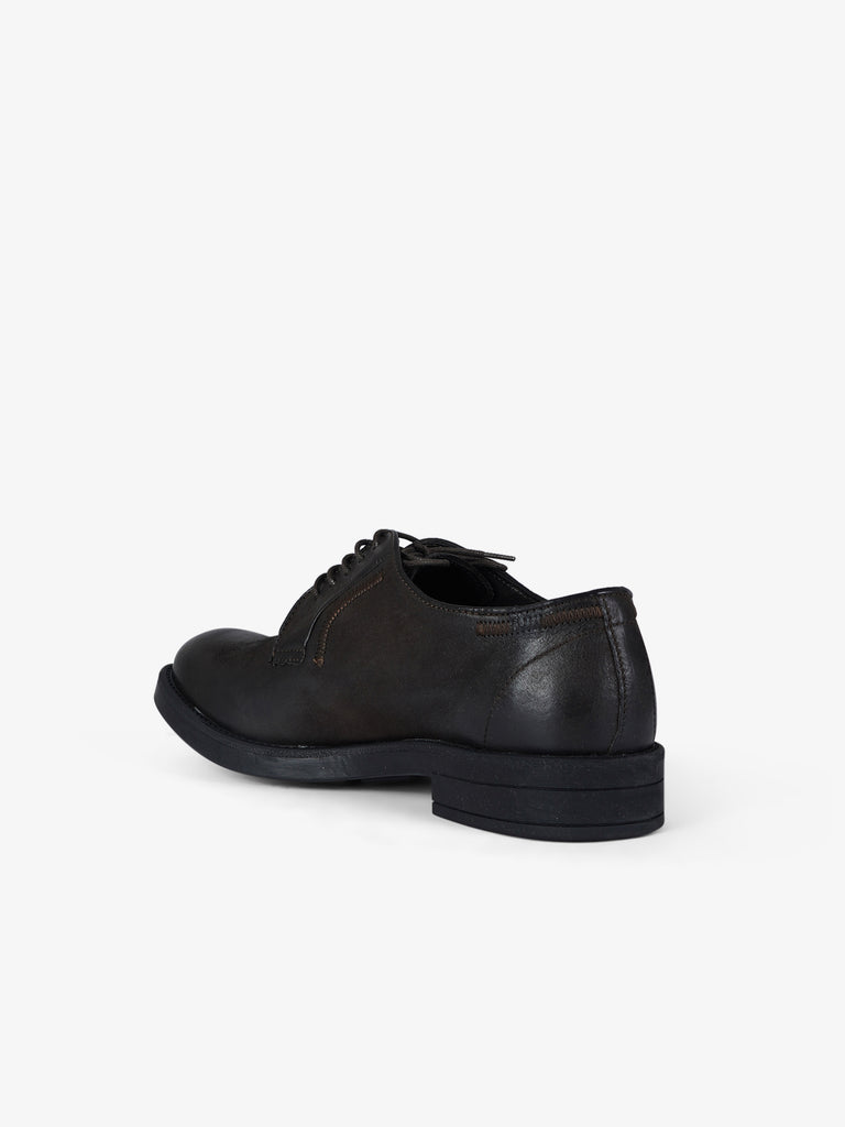 PAWELK'S stringate uomo 22300 band caffè pelle