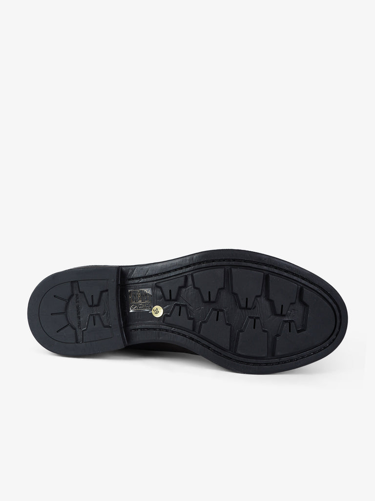 PAWELK'S stringate uomo 22300 band caffè pelle