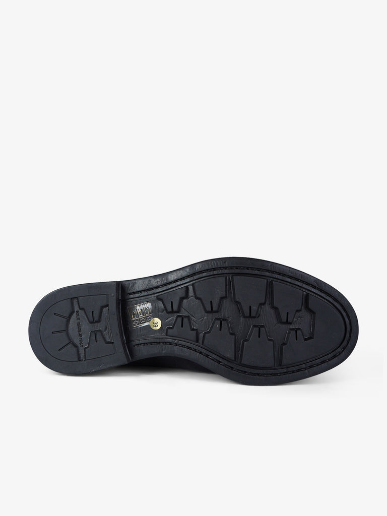 PAWELK'S stringate uomo 22300 band nero pelle