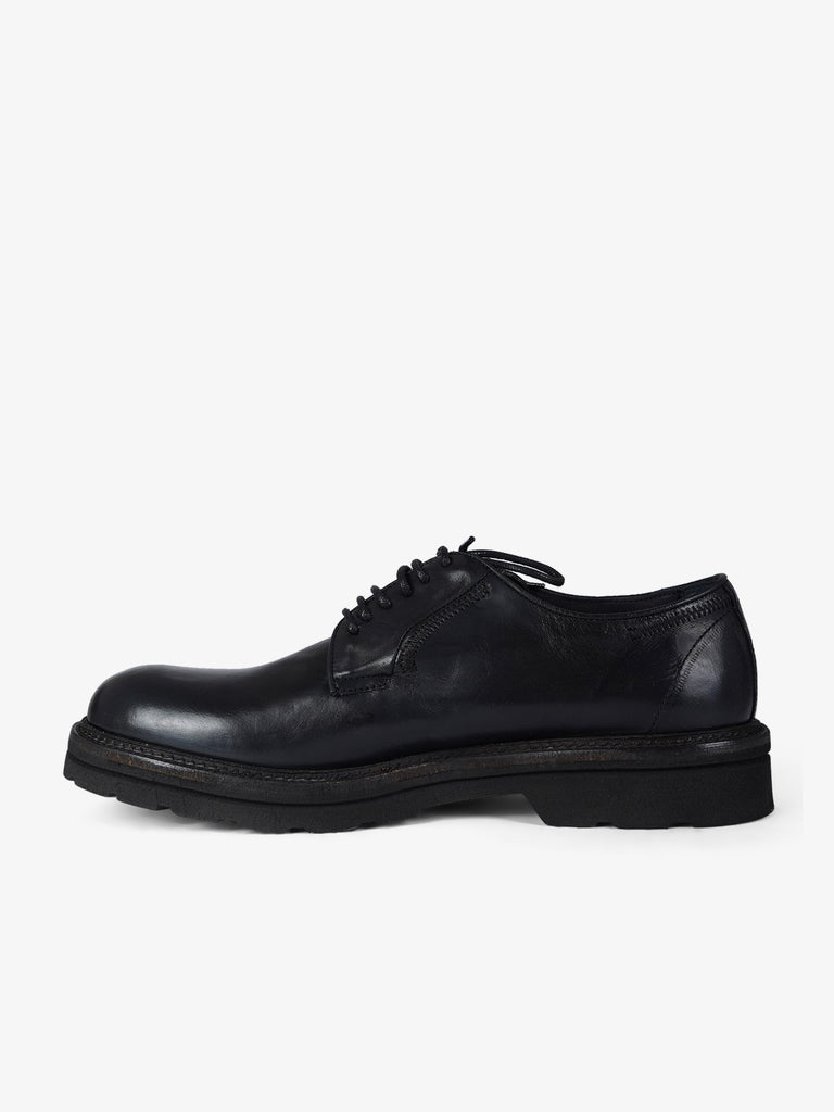 PAWELK'S stringate uomo 22300 crust nero pelle