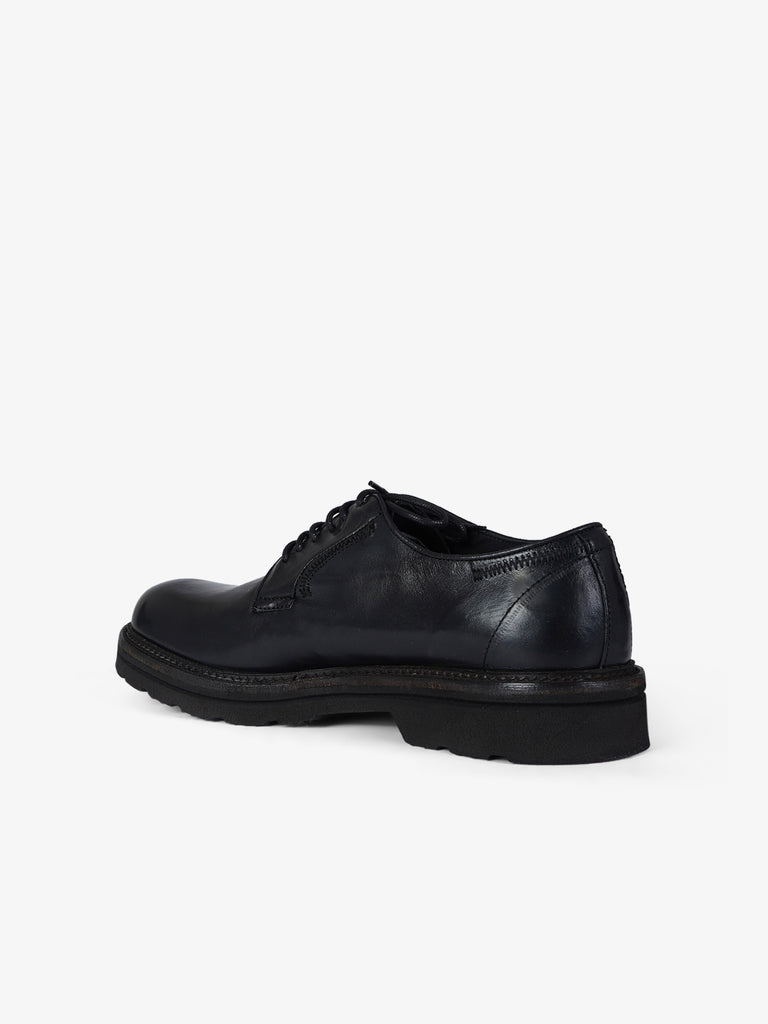 PAWELK'S stringate uomo 22300 crust nero pelle