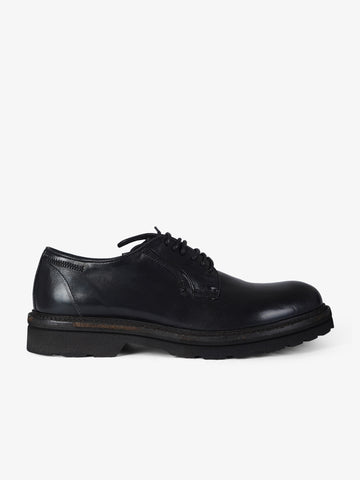 PAWELK'S stringate uomo 22300 crust nero pelle