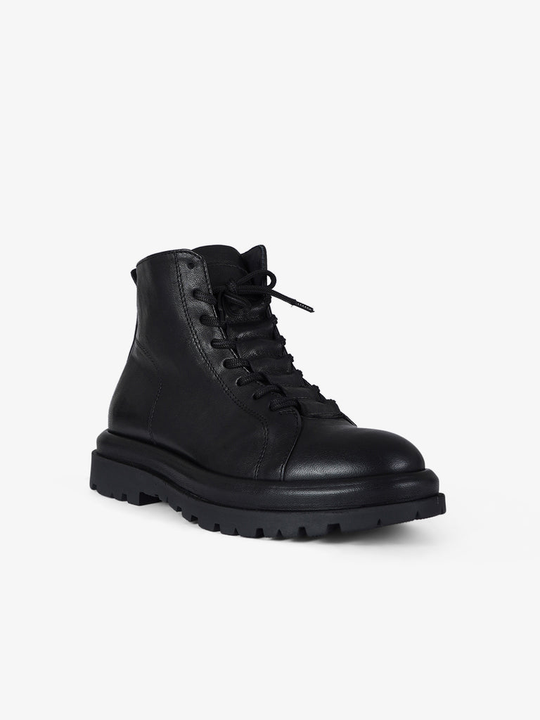 PAWELK'S stivaletti uomo 22807 pelle nero