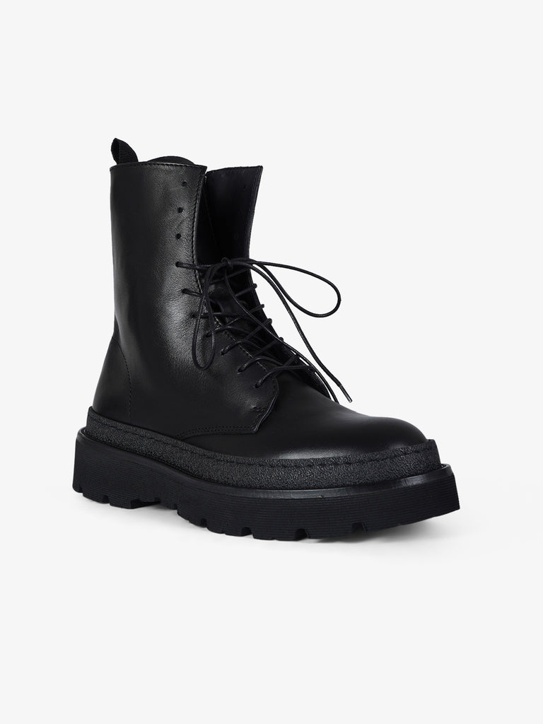 PAWELK'S stivaletti uomo 25432 pelle nero