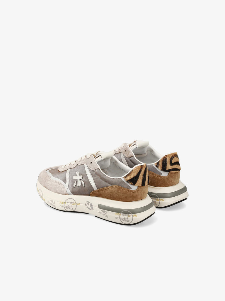 PREMIATA sneakers donna cassie 7675 pelle beige