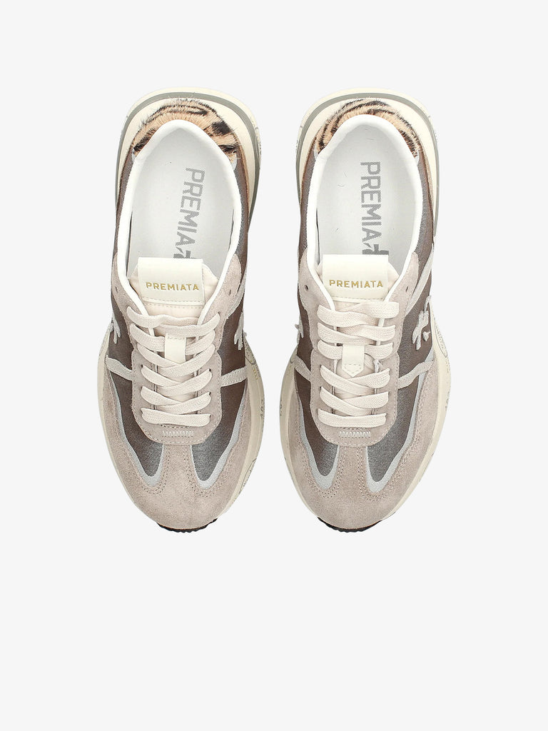 PREMIATA sneakers donna cassie 7675 pelle beige