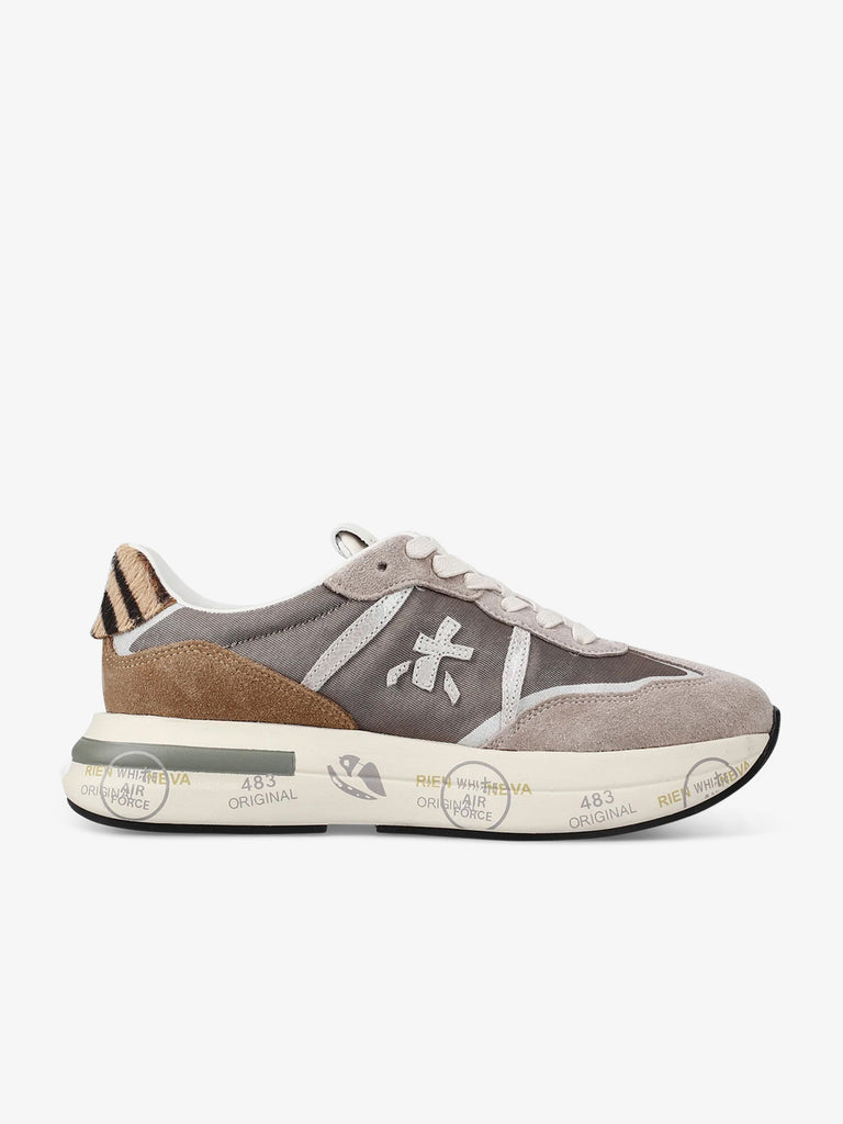 PREMIATA sneakers donna cassie 7675 pelle beige