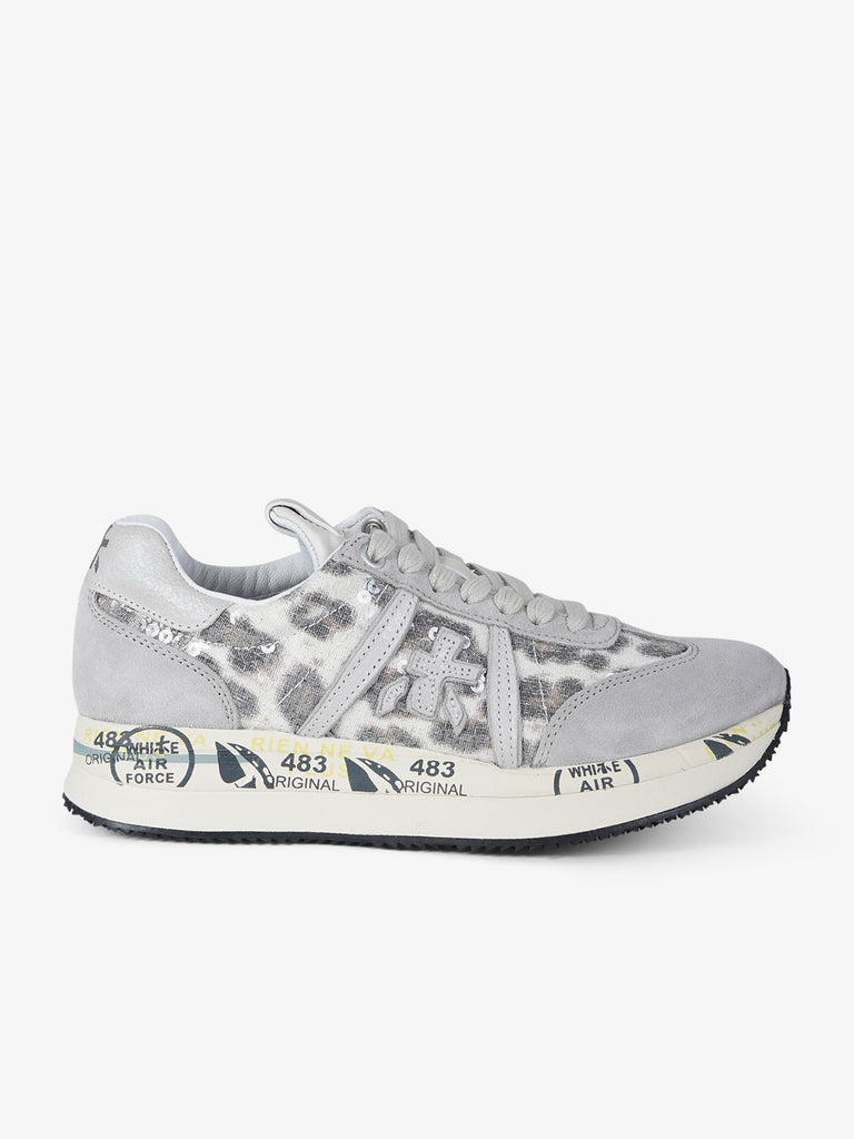 PREMIATA sneakers donna conny 7691 pelle beige