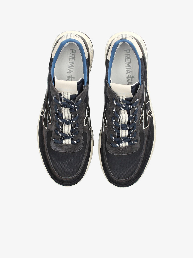 PREMIATA sneakers uomo nous 7726 pelle blu