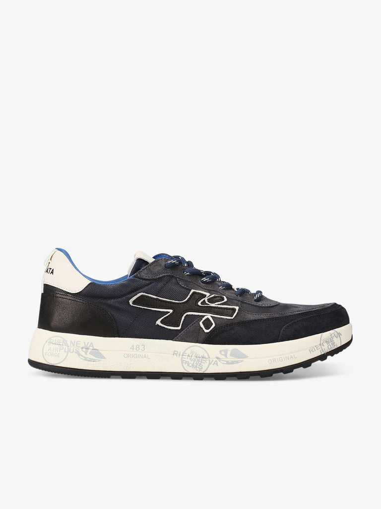 PREMIATA sneakers uomo nous 7726 pelle blu