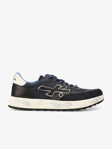 PREMIATA sneakers uomo nous 7726 pelle blu