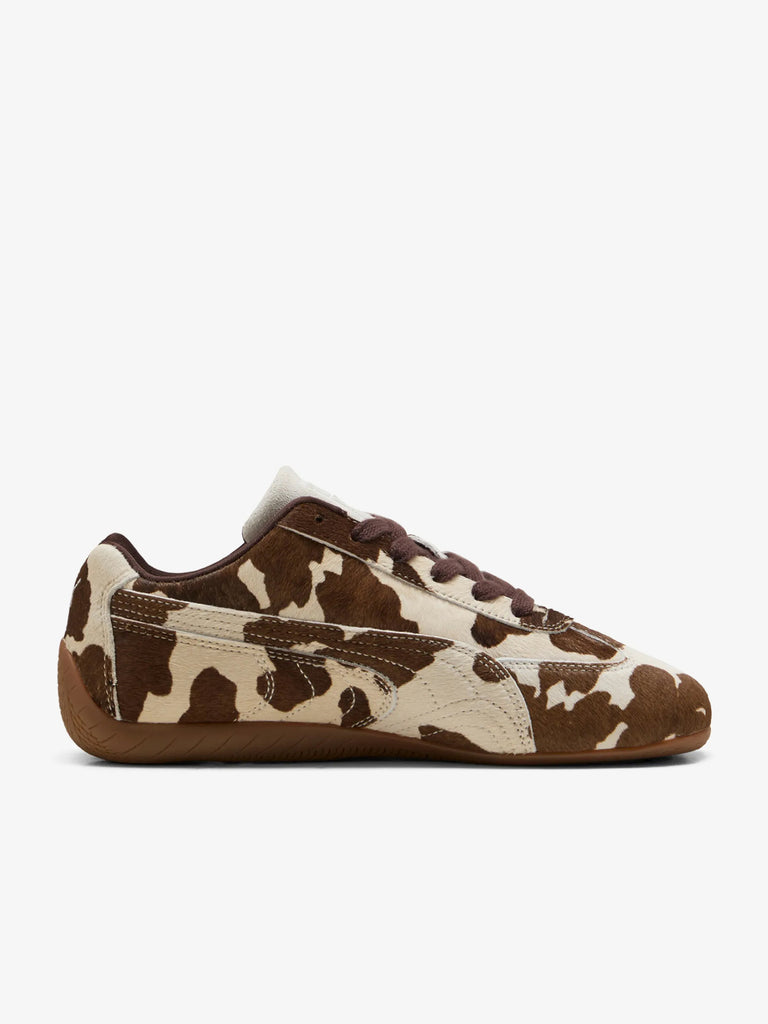 PUMA sneakers donna speedcat cow print pelle marrone