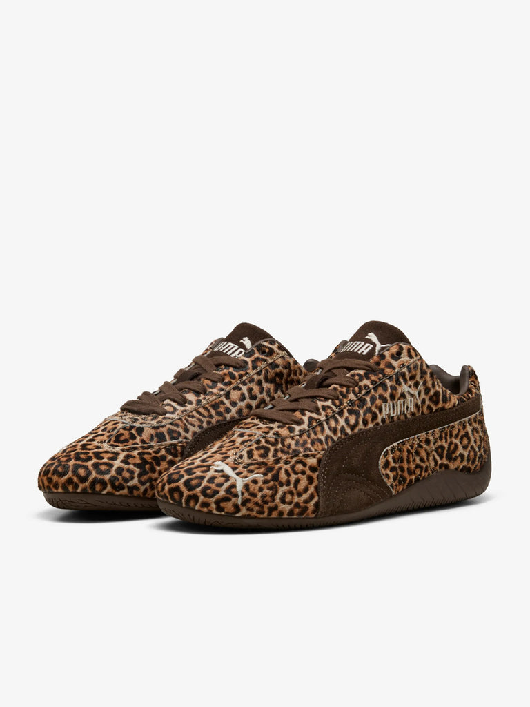 PUMA sneakers donna speedcat wild 406690_01 pelle marrone