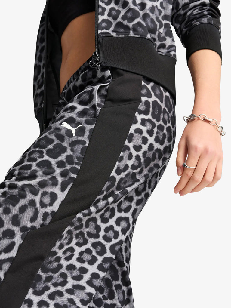 PUMA joggers t7 leo luxe aop donna nero