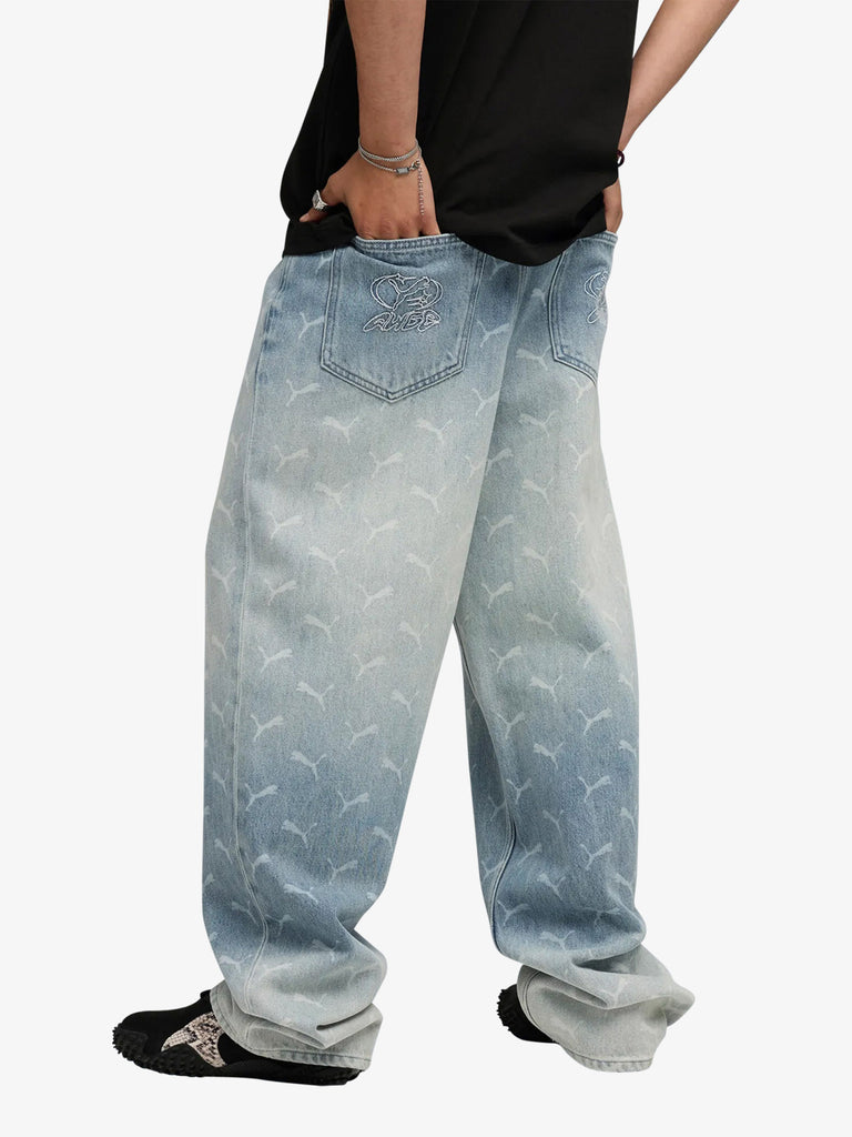 PUMA X A$AP ROCKY jeans puma x a$ap rocky monogramma laser donna denim