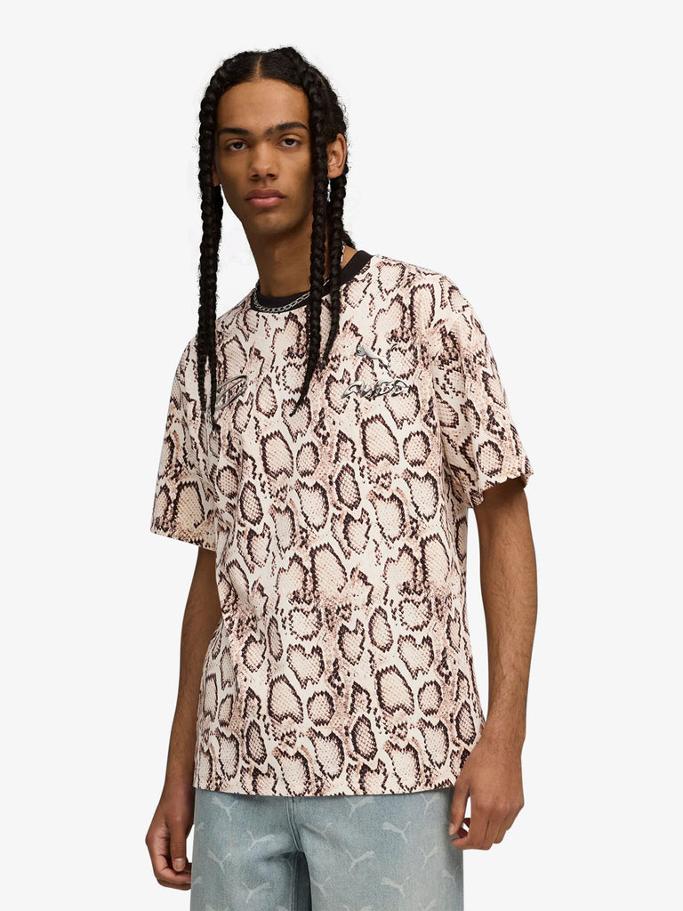 PUMA X A$AP ROCKY t-shirt puma x a$ap rocky snakeskin uomo beige