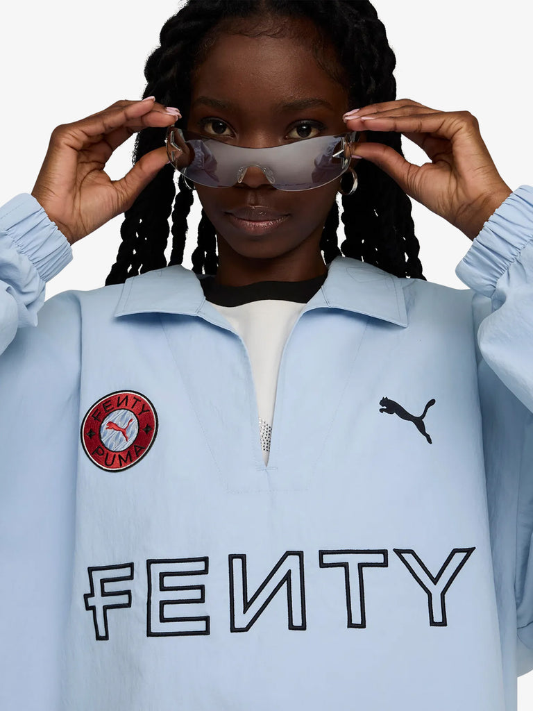 PUMA X FENTY felpa girocollo puma x fenty drill azzurro
