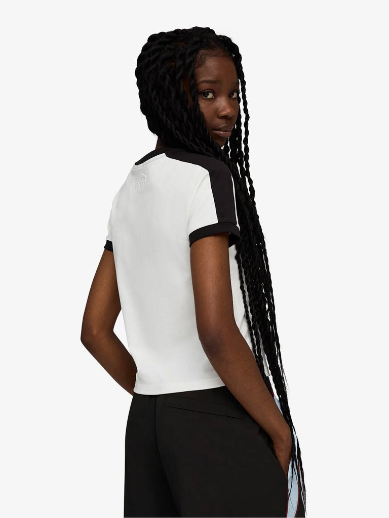 PUMA X FENTY t-shirt puma x fenty t7 slim tee donna bianco cotone
